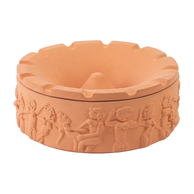 Cendrier en terre cuite 5,5 x 15 cm Dialogues - Seletti