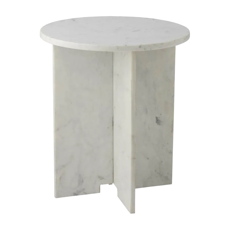 Table d'appoint Jasmia Marbre Blanc - Bloomingville