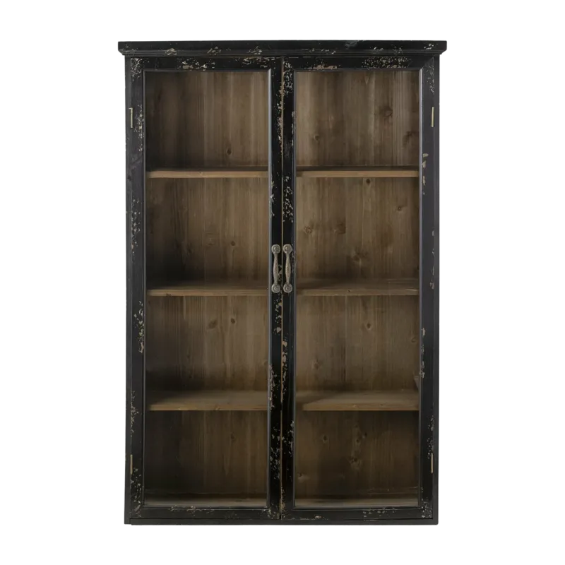 Hazem Armoire Noir Bois De Sapin - Bloomingville
