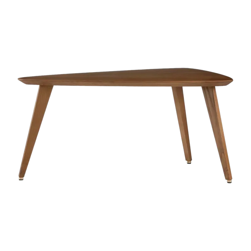 Table basse triangulaire en frêne foncé 42 cm Fox - 366 Concept