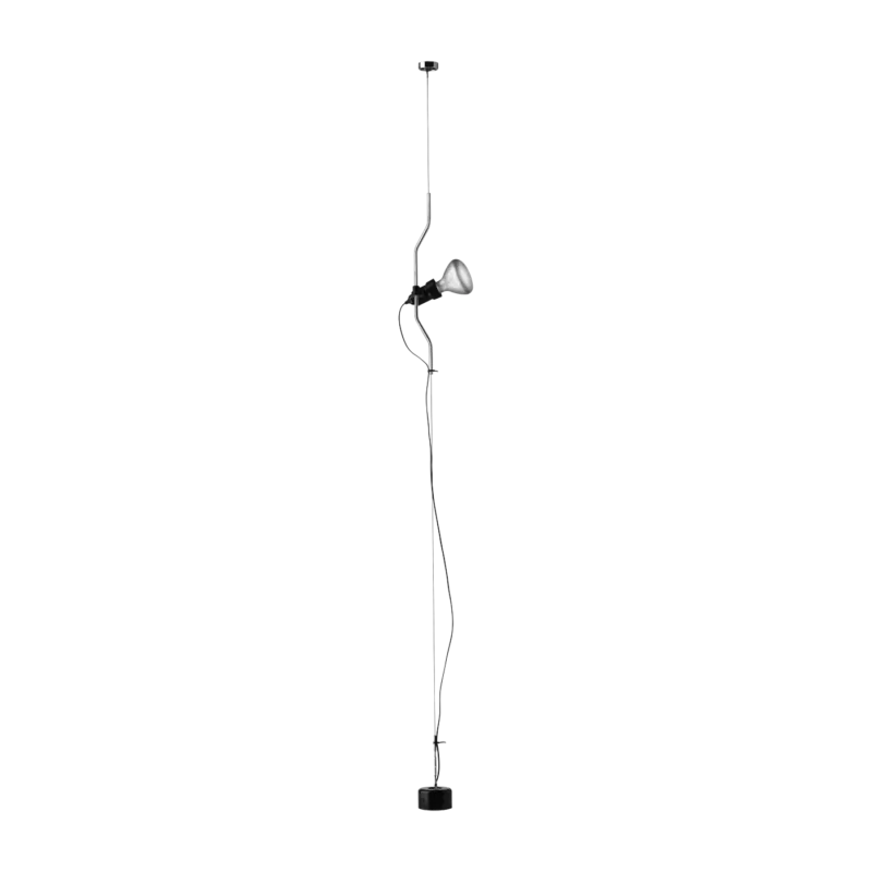 Lampadaire design nickel Parentesi dimmer - Flos
