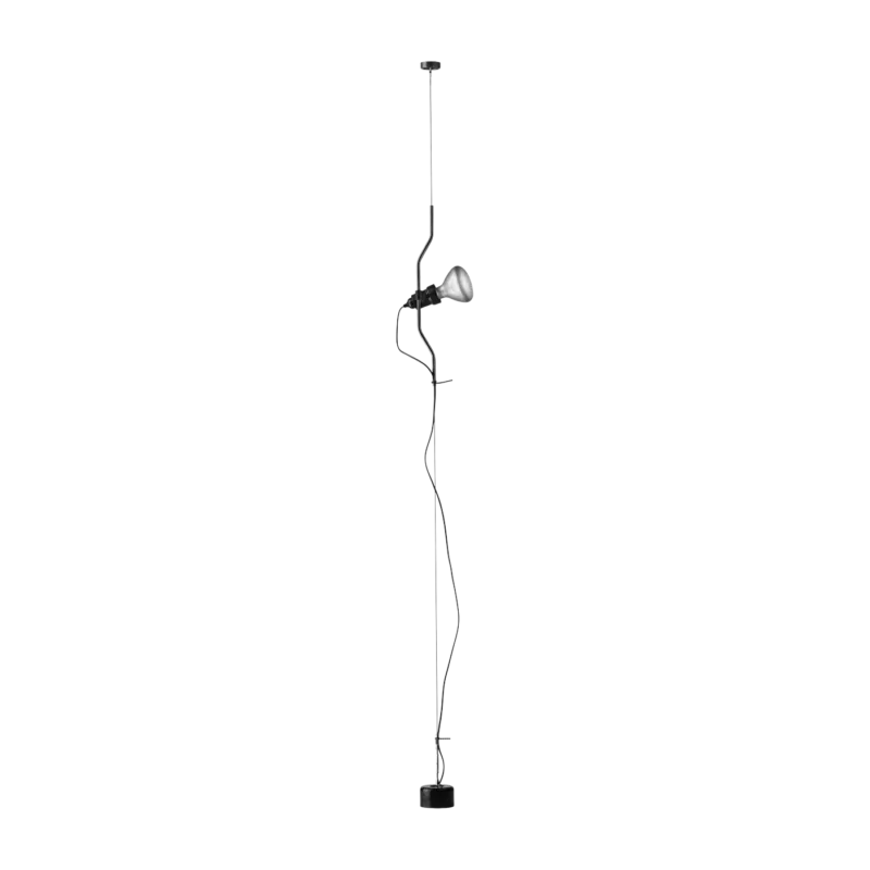 Lampadaire design noir Parentesi dimmer - Flos
