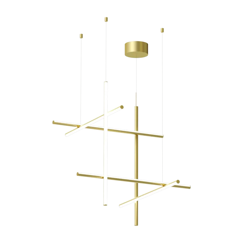 Suspension design en acier anodisé champagne s3 Coordinates - Flos