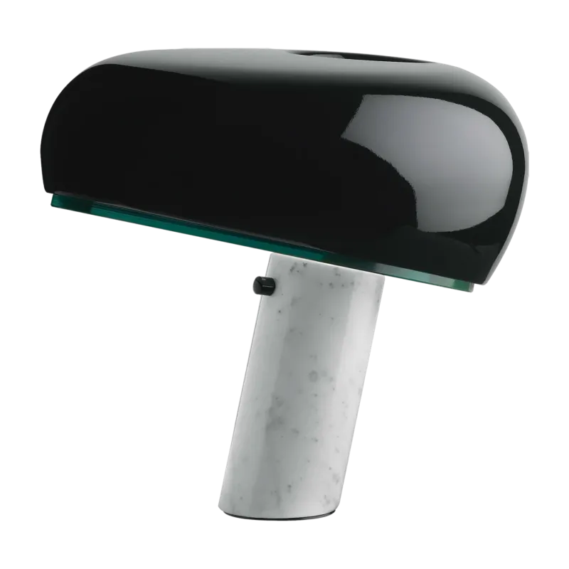 Lampe de table design noire Snoopy - Flos