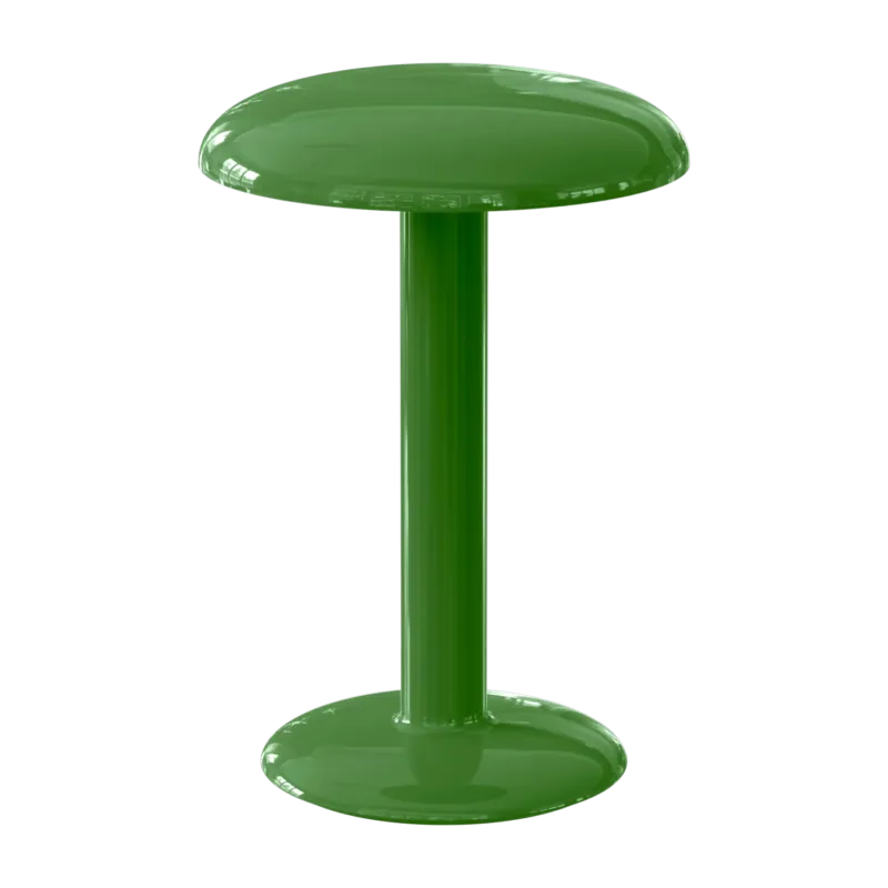 Lampe de table portable design vert laqué Gustave - Flos