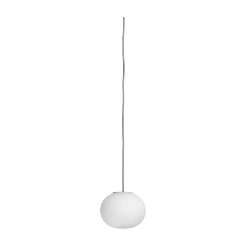Suspension design en verre opalin 8,5 x 11,2 cm Glo-Ball - Flos