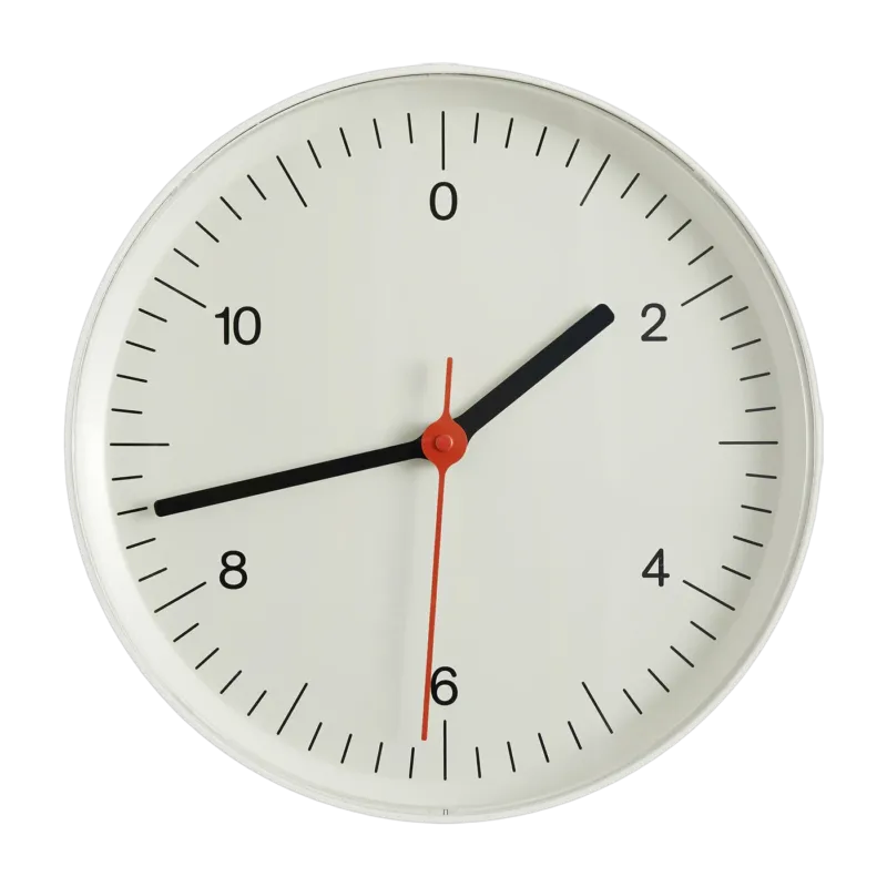 Horloge murale blanche 26 cm - HAY