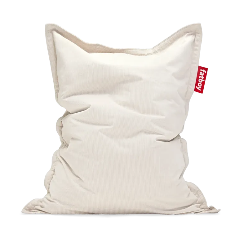 Pouf original recyclé cream Slim cord - Fatboy