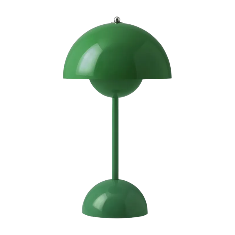 Lampe à poser sans fil vert signal Flowerpot VP9 - &tradition