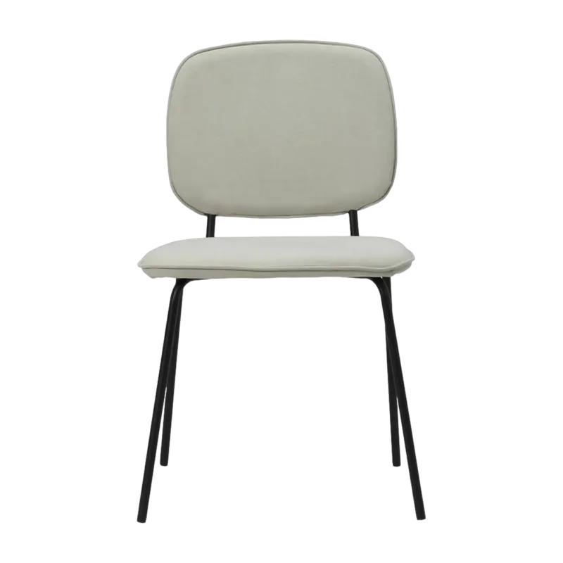 Chaise en coton gris clair Sable - House Doctor
