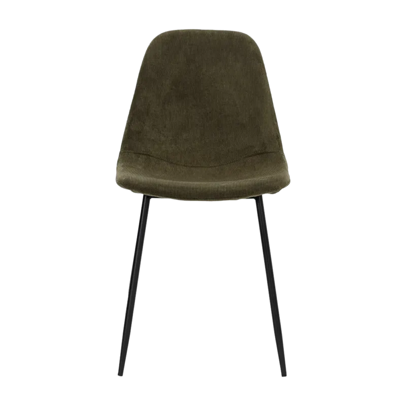 Chaise en tissu vert Found - House Doctor