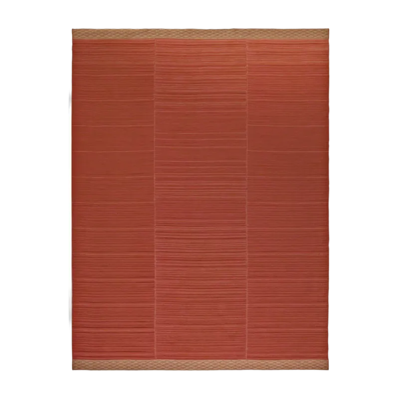 Tapis rectangulaire en tissage rouge 300x230 cm Guna 02 - Gervasoni