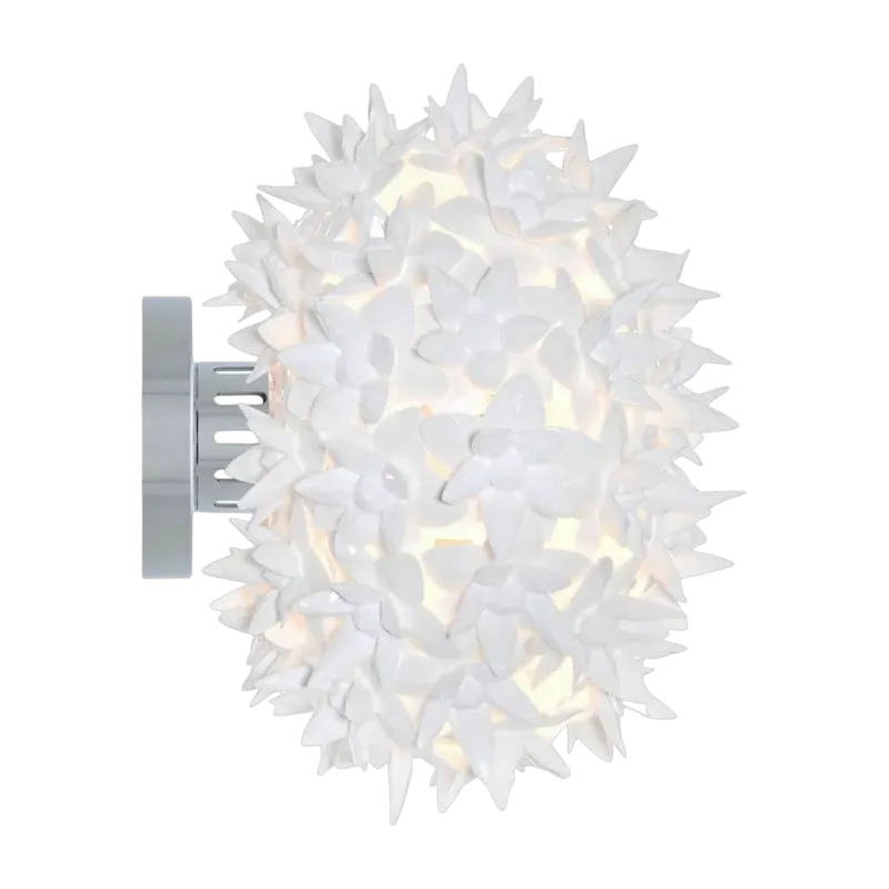 Applique murale ronde blanche 28 x 22 cm Bloom - Kartell