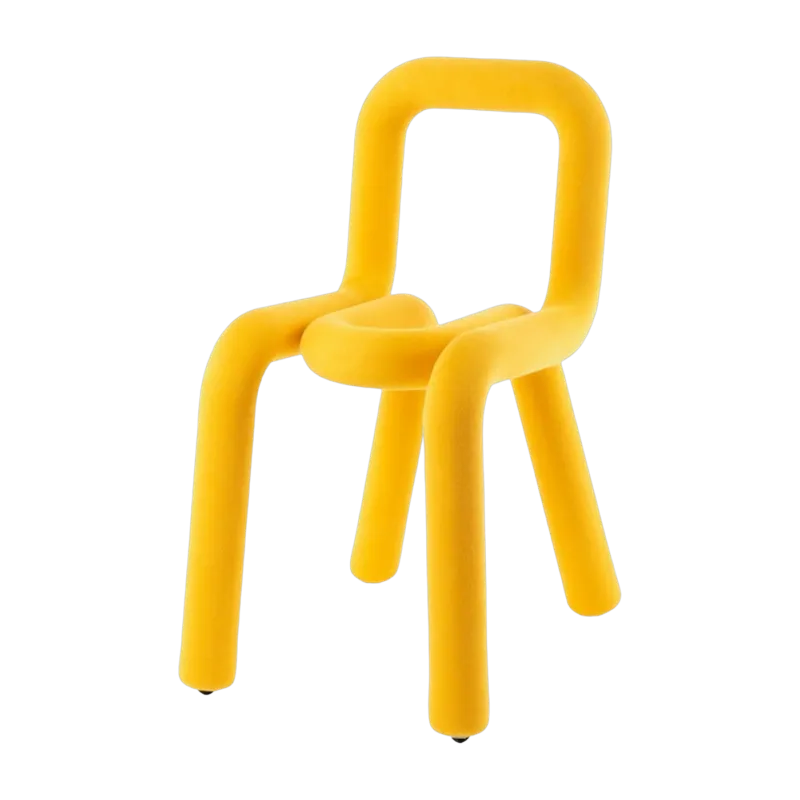 Chaise jaune 53 x 77,5 cm Bold - Moustache