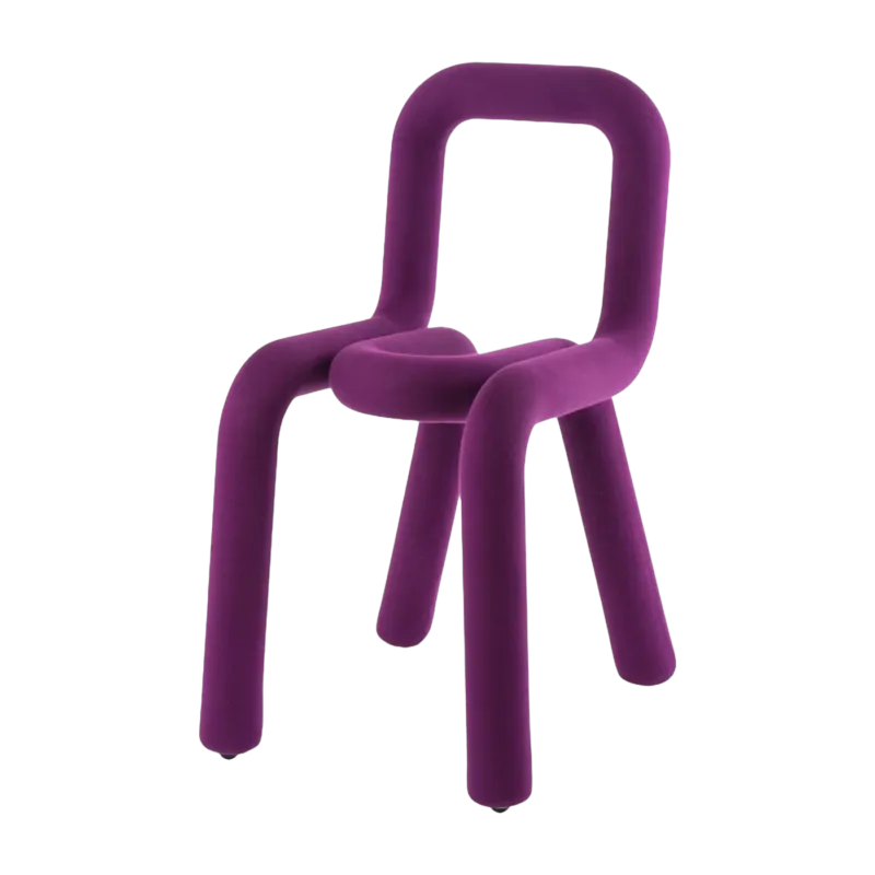 Chaise violet 53 x 77,5 cm Bold - Moustache