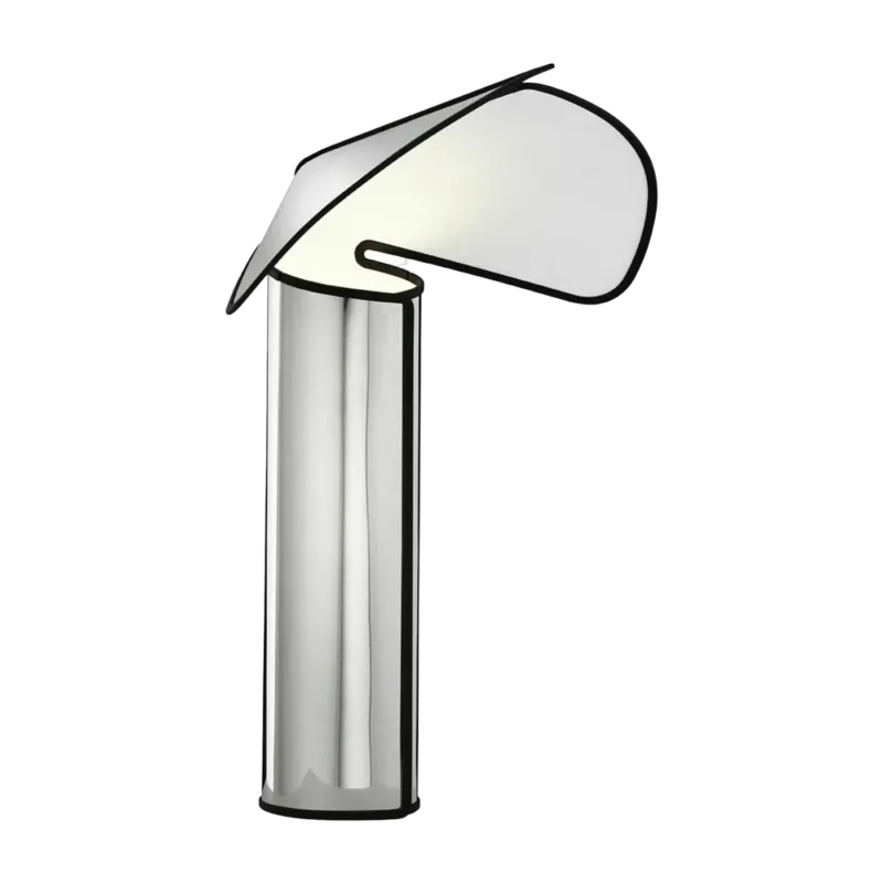 Lampe de table design aluminium et anthracite Chiara - Flos