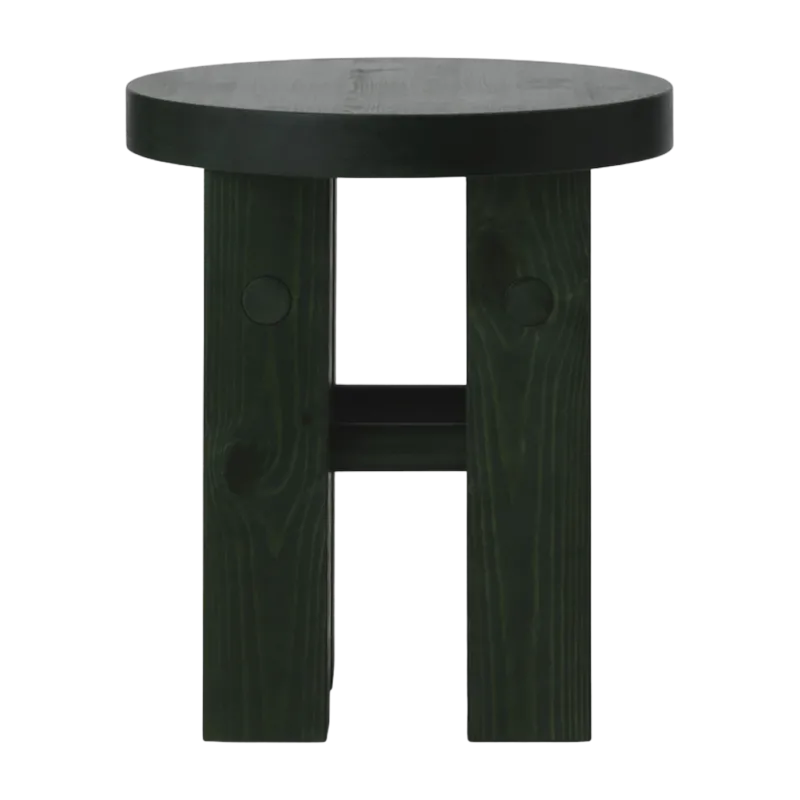 Tabouret en bois de pin vert 45 x 40 cm Fyr - Normann Copenhagen