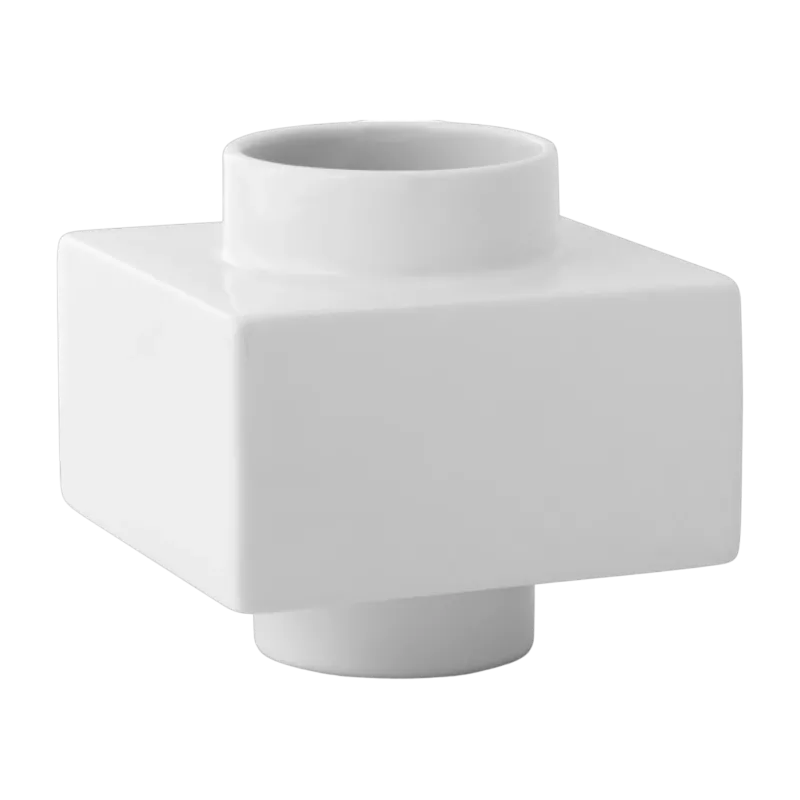 Vase empilable blanc snow 16 cm s4 Deko - Normann Copenhagen