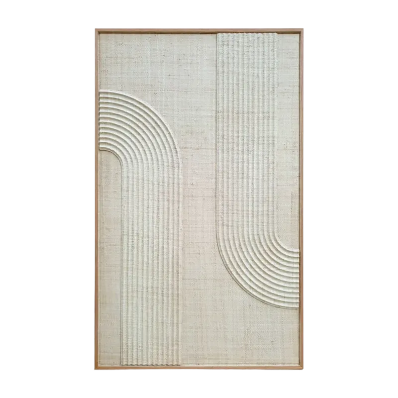 Tableau en palmier tressé 122 cm Elias - Versmissen