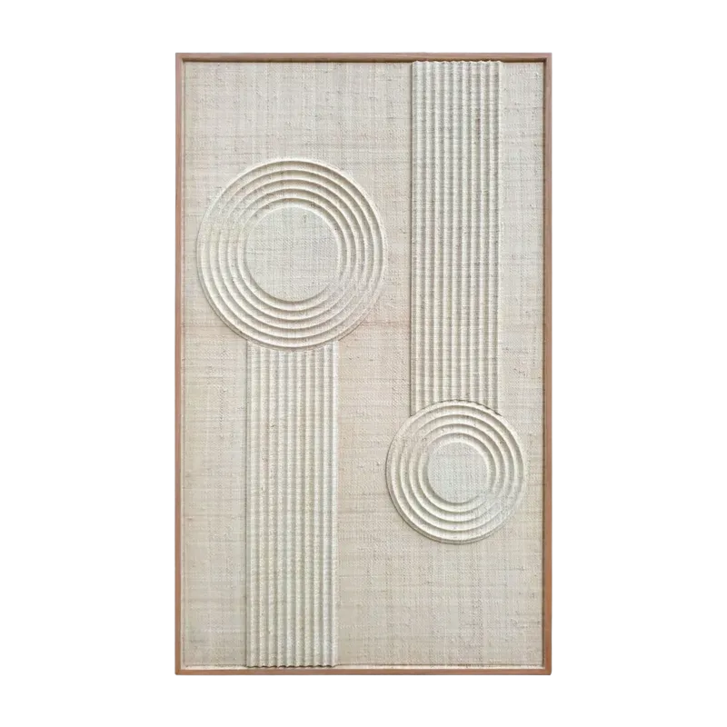 Tableau en palmier tressé 122 cm Erik - Versmissen