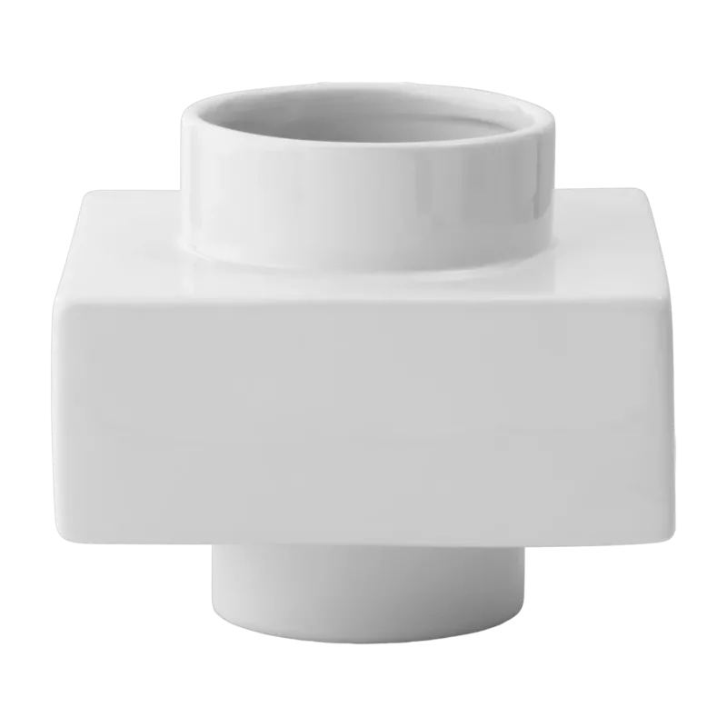 Vase empilable blanc snow 14 cm s3 Deko - Normann Copenhagen