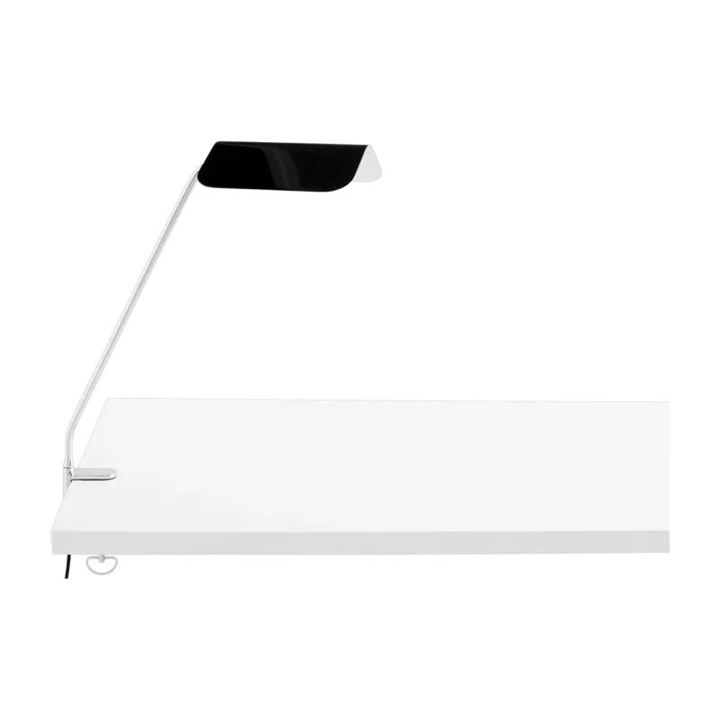 Lampe de bureau noire à pince Apex - HAY