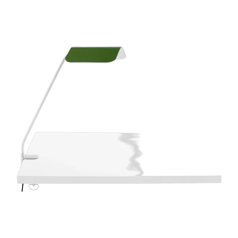 Lampe de bureau vert émeraude à pince Apex - HAY
