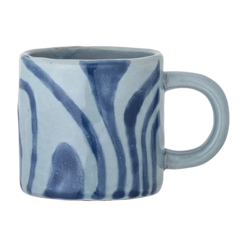 Mug en grès bleu Ninka - Bloomingville