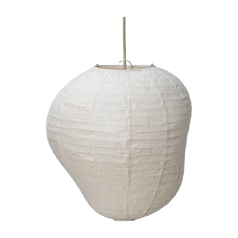 Abat-jour en papier de riz naturel 40 cm Kurbis - Ferm Living