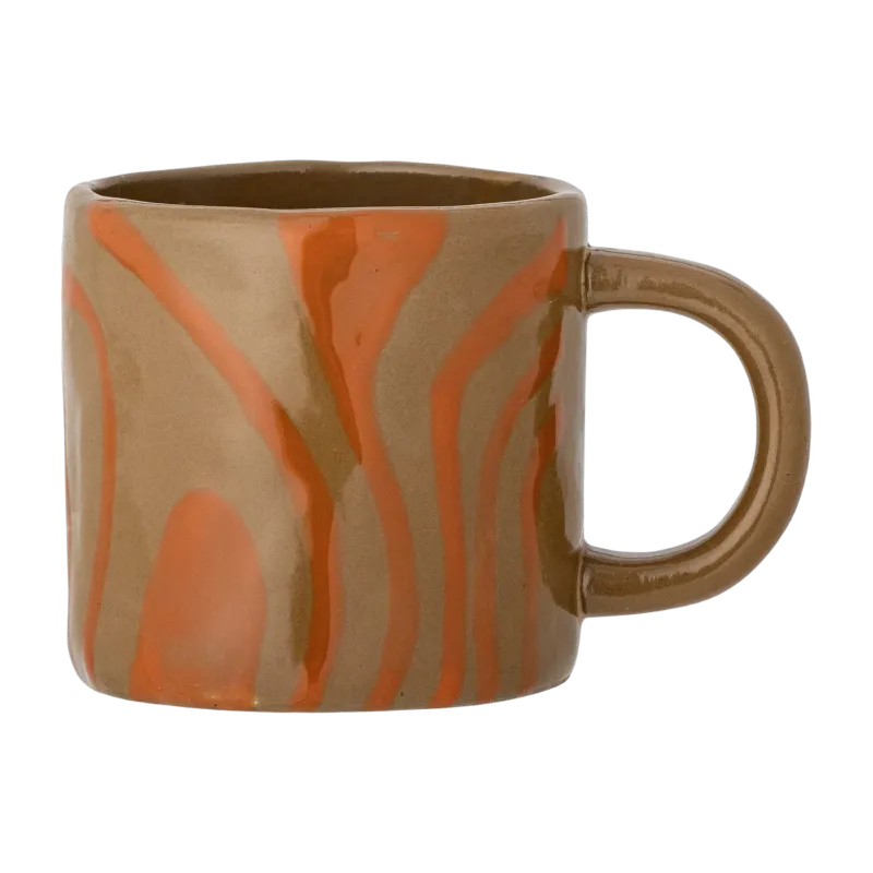 Mug en grès orange Ninka - Bloomingville