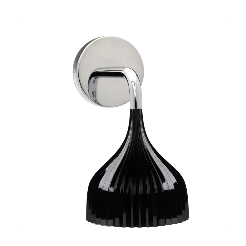 Applique noire brillant 13,5 cm E' - Kartell