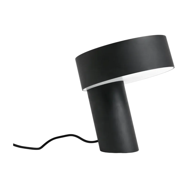 Lampe de table en aluminium noir Slant - Hay