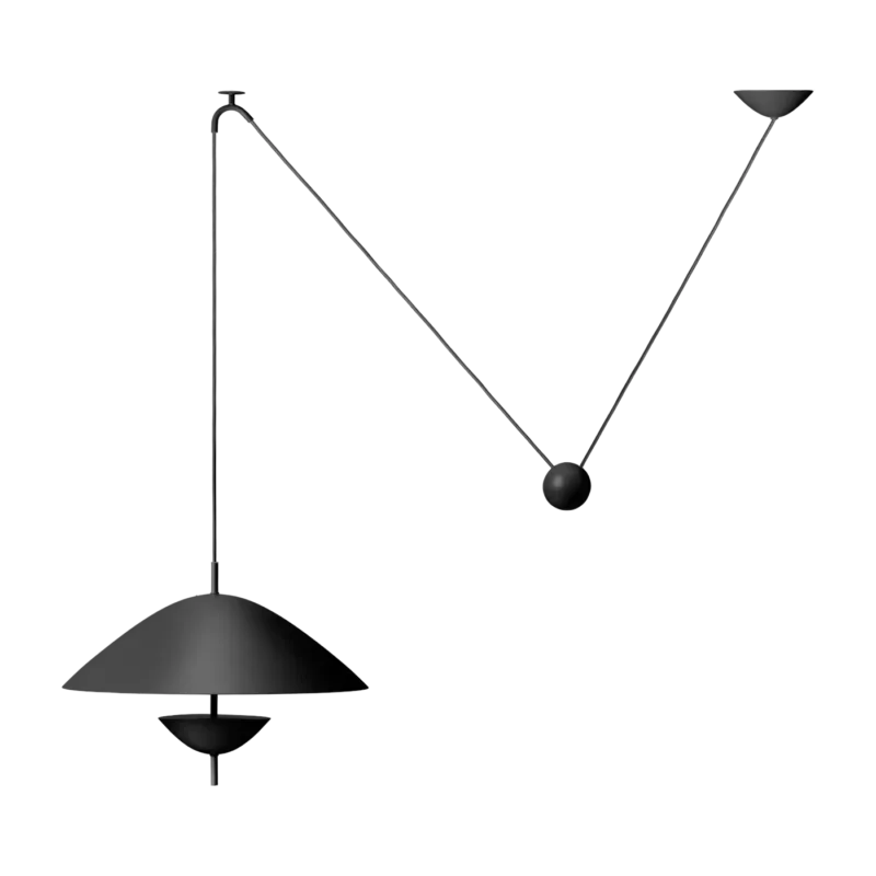 Suspension en fer noir 50 x 34,6 cm Lod - Ferm Living