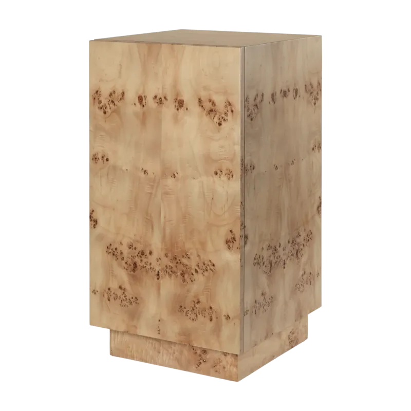 Table d'appoint ou de chevet en bouleau naturel 35 x 67 cm Burl - Ferm Living