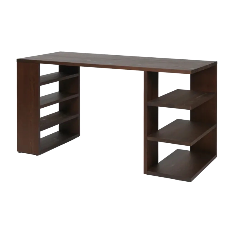 Bureau en pin marron foncé 137 x 65 cm Edre - Ferm Living