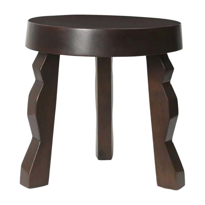 Tabouret en bois de manguier marron foncé Faye - Ferm Living