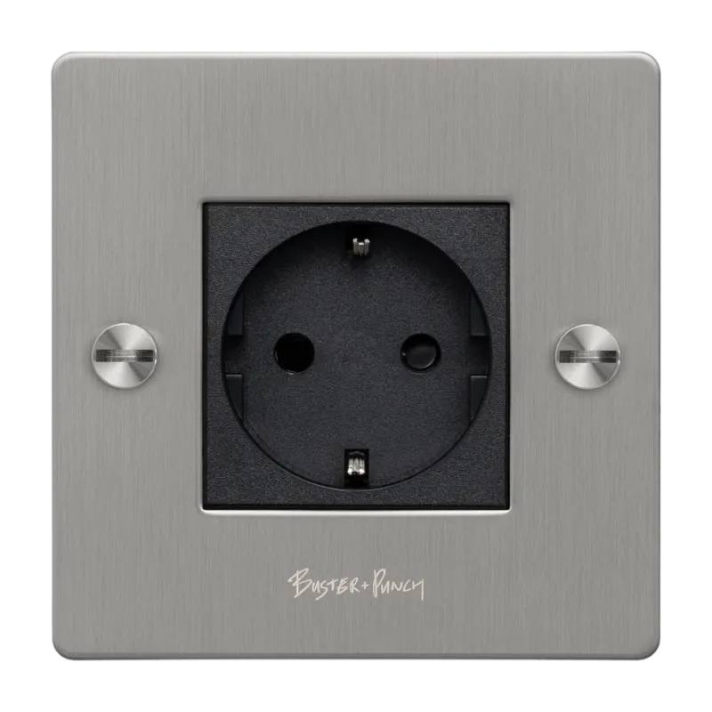 Prise 1G argent Socket - Buster+Punch