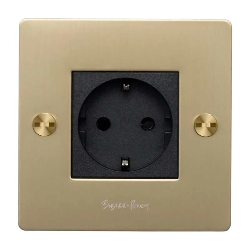 Prise 1G laiton Socket - Buster+Punch
