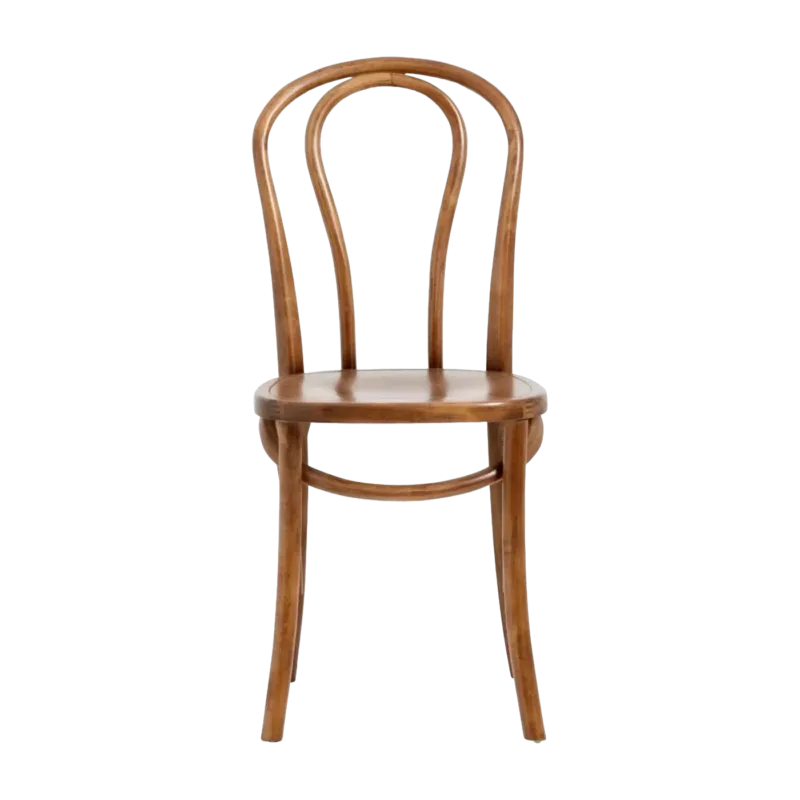 Chaise en bois de bouleau marron Bistro - Nordal