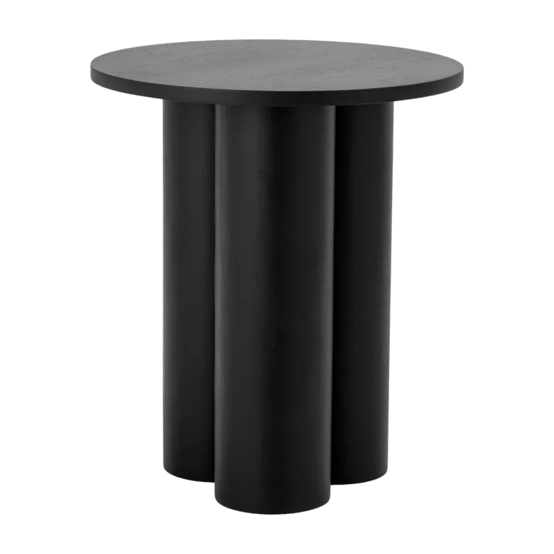 Table d'appoint en bois noir 45 x 52 cm Aio - Bloomingville