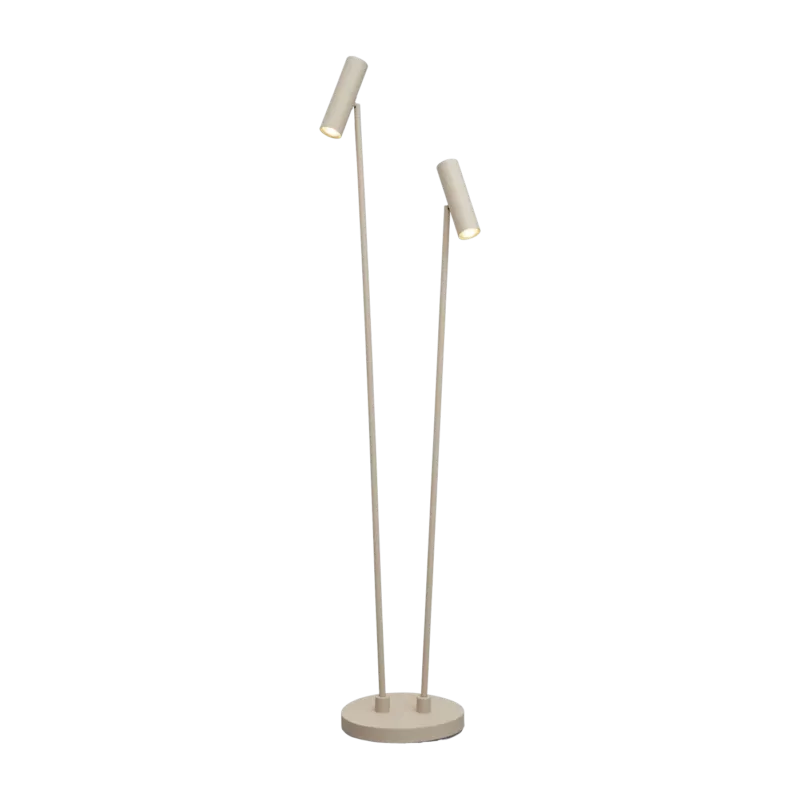Lampadaire 2 bras en fer sable 162cm Havana - It's about Romi
