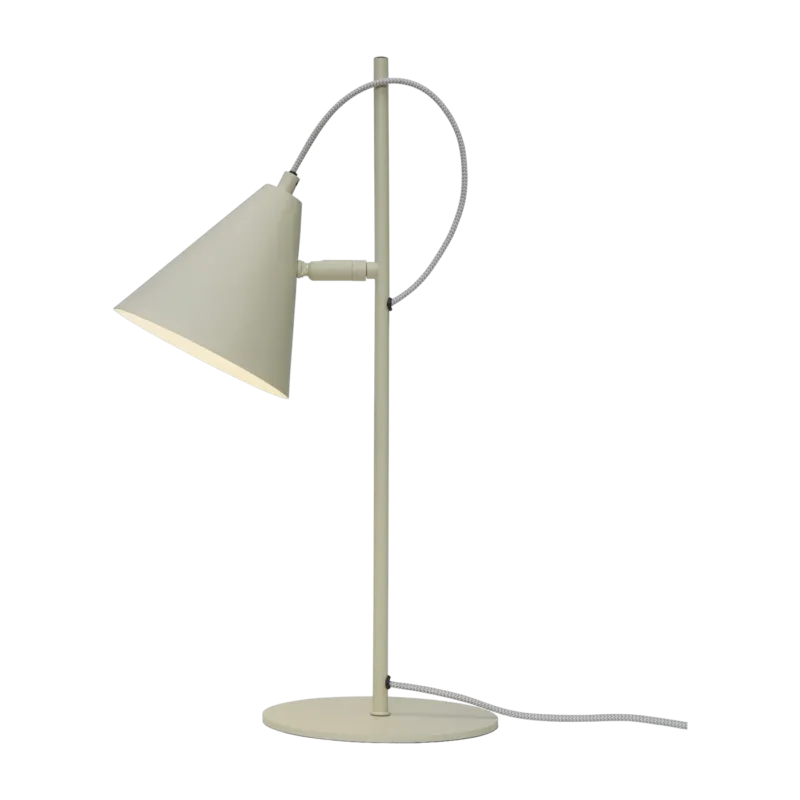 Lampe de table à poser en fer vert tendre 50,5cm Lisbonne - It's about Romi
