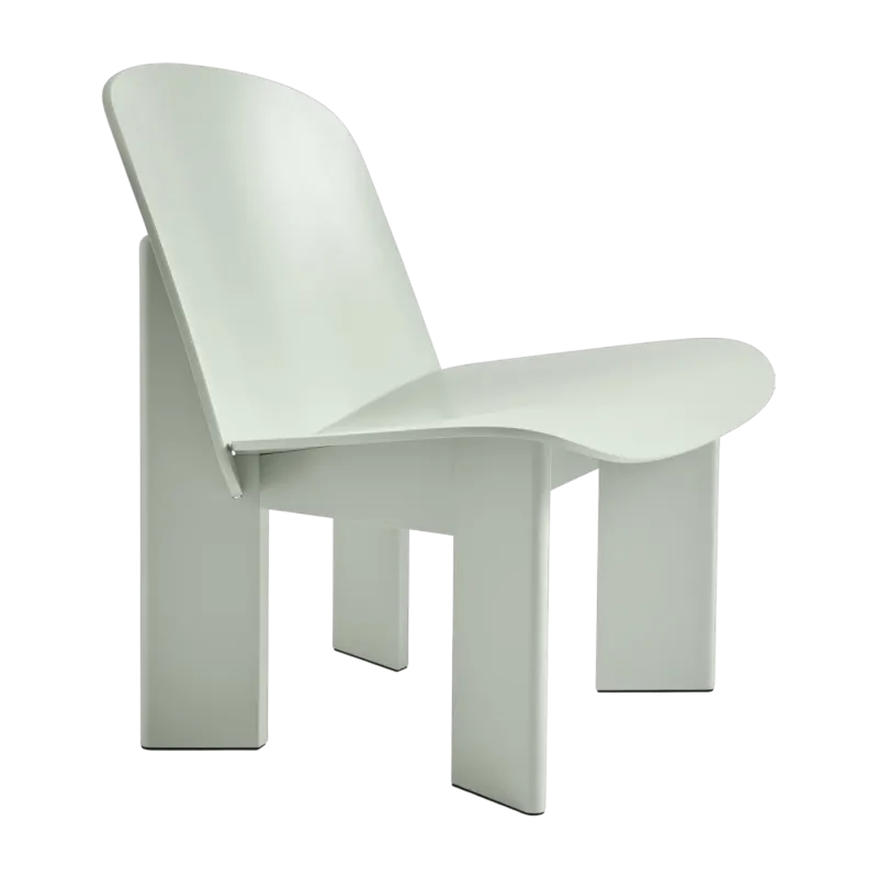 Fauteuil en hêtre eucalyptus laquée à l'eau Chisel - Hay