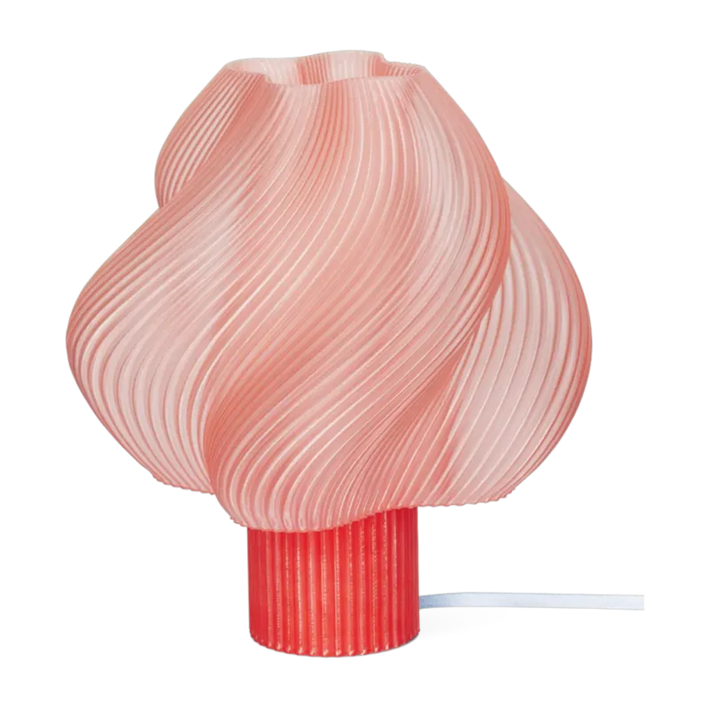 Lampe de table peach sorbet 26 cm Soft serve regular - Crème Atelier