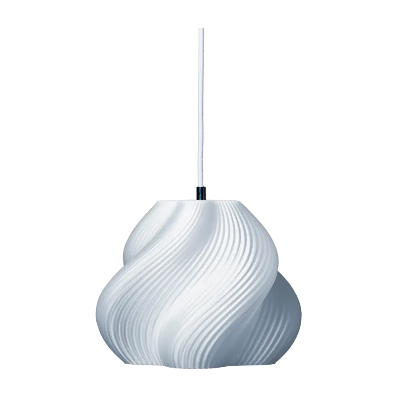 Suspension chrome 20 cm Soft serve 01 - Crème atelier