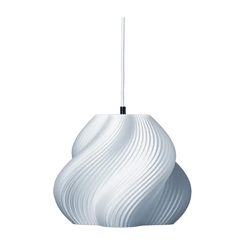 Suspension laiton 25 cm Soft serve 02 - Crème atelier