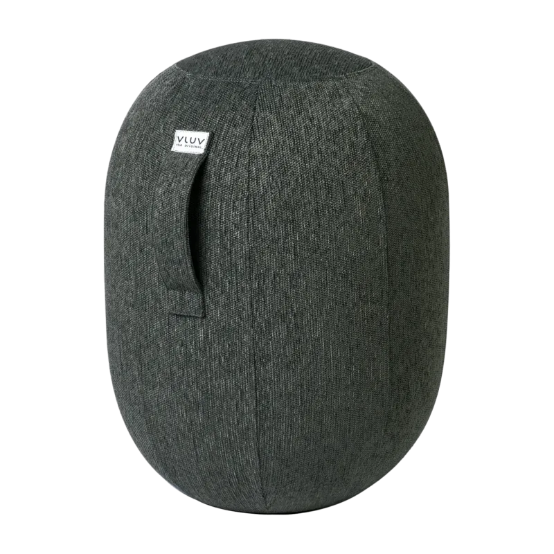 Siège ergonomique en tissu bouclette anthracite Kapsul Stov - Vluv