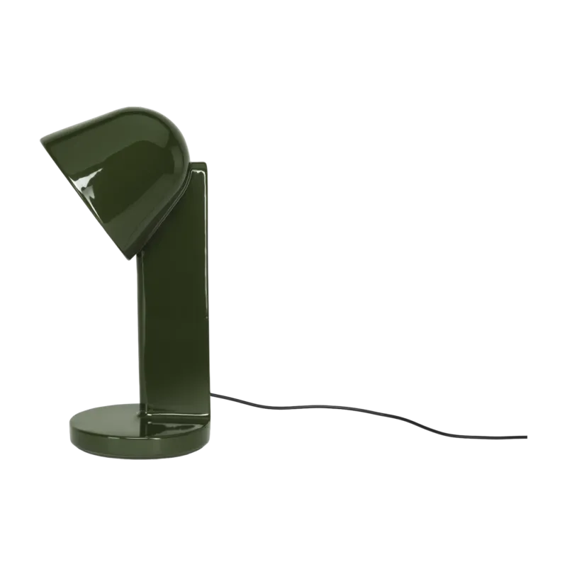 Lampe de table en céramique vert mousse 50 cm Céramique Down - Flos