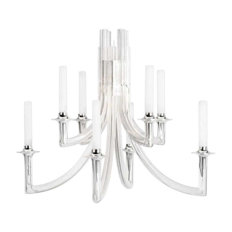 Lustre en polycarbonate transparent Khan - Kartell