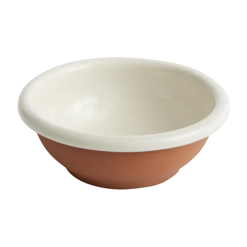 Saladier en terre cuite blanc cassé 26 cm Barro - Hay